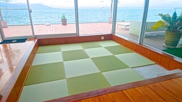 海が見える畳の部屋