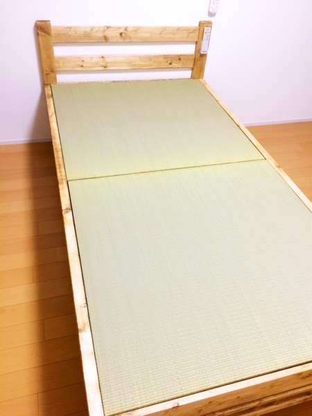 自作の畳ベッド