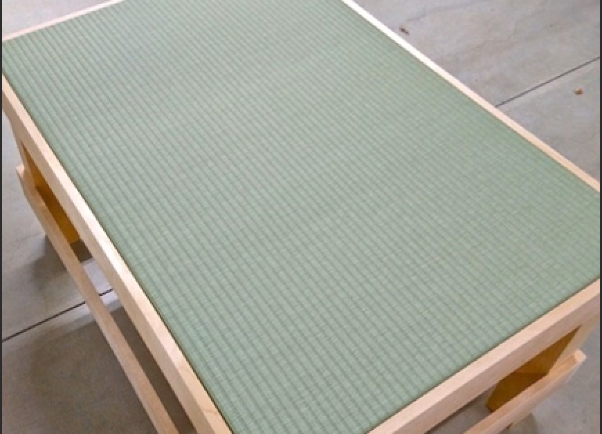 畳表使用、ディスプレイマット、やや日焼け タタミ日焼け防止シート