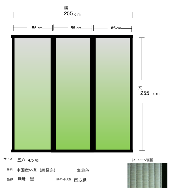 上敷きの製作事例