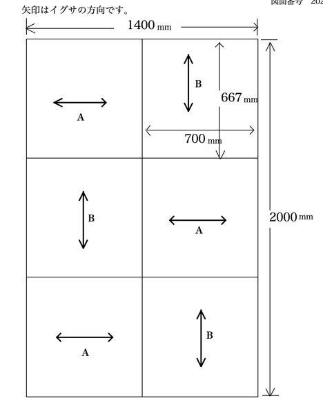 すのこベッドの6枚のレイアウト