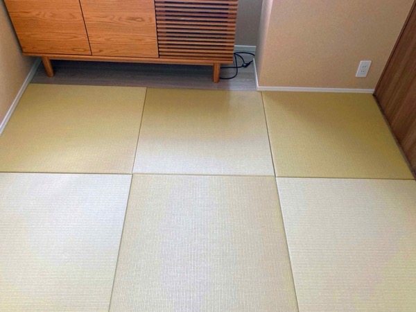 琉球畳の市松模様