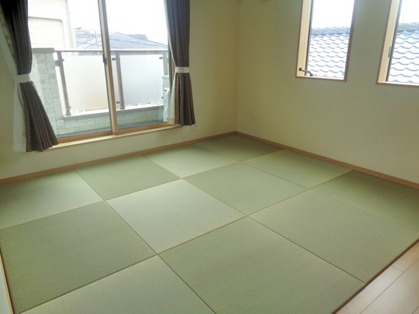 琉球畳を敷いた部屋