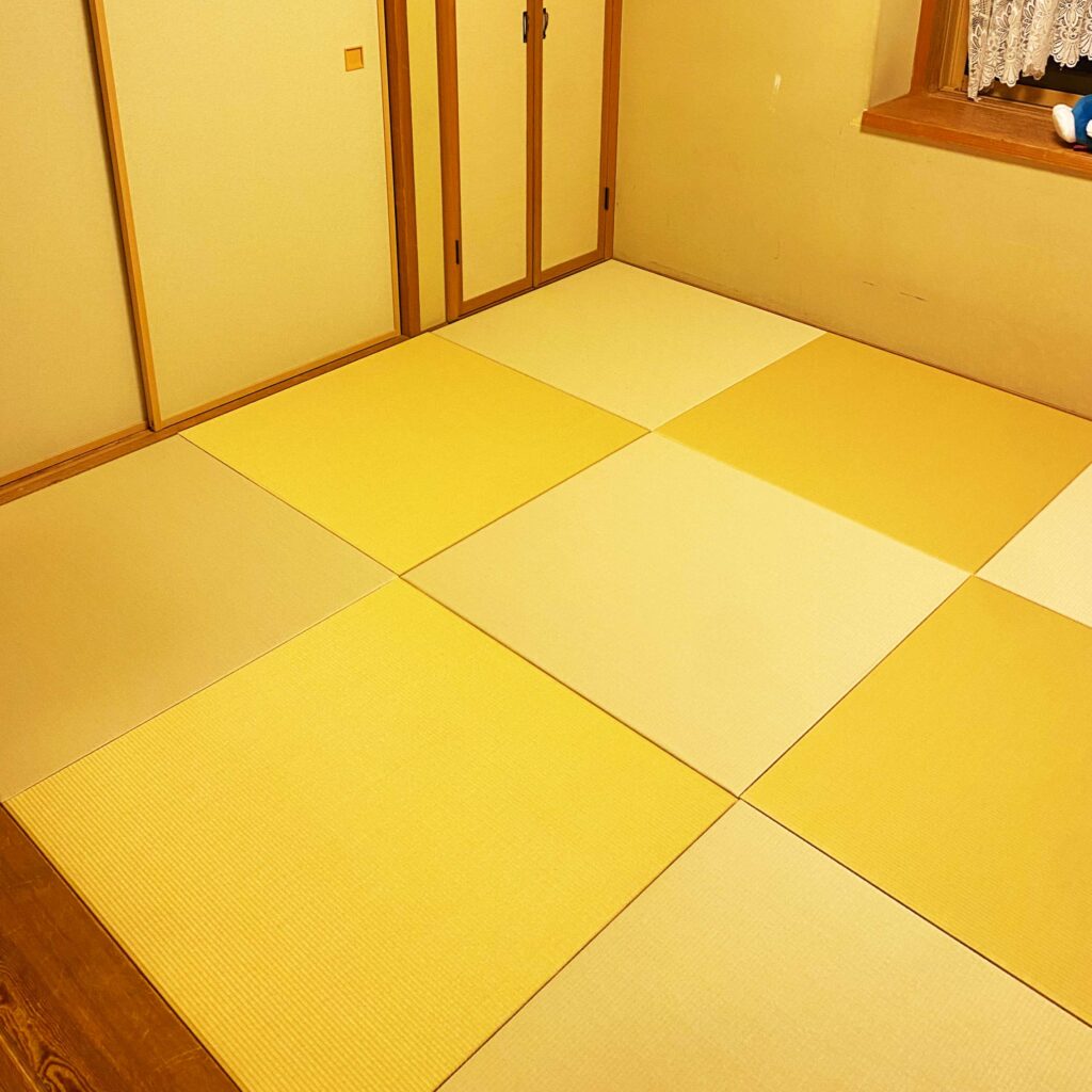 新しい畳に入れ替え後