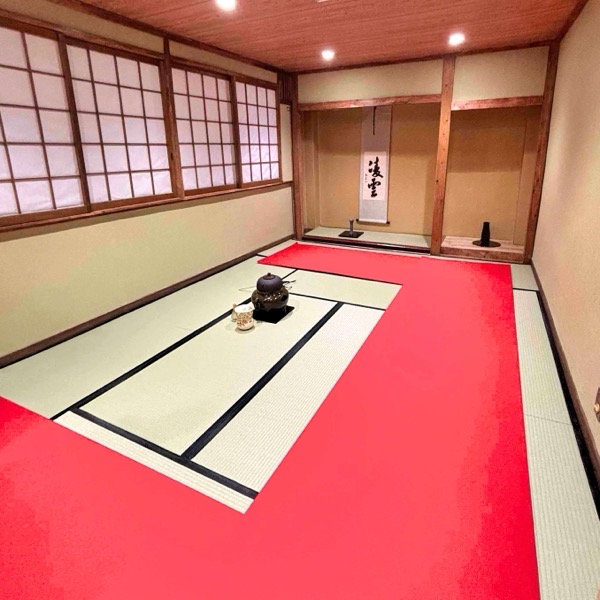 和室 茶道体験教室の畳.