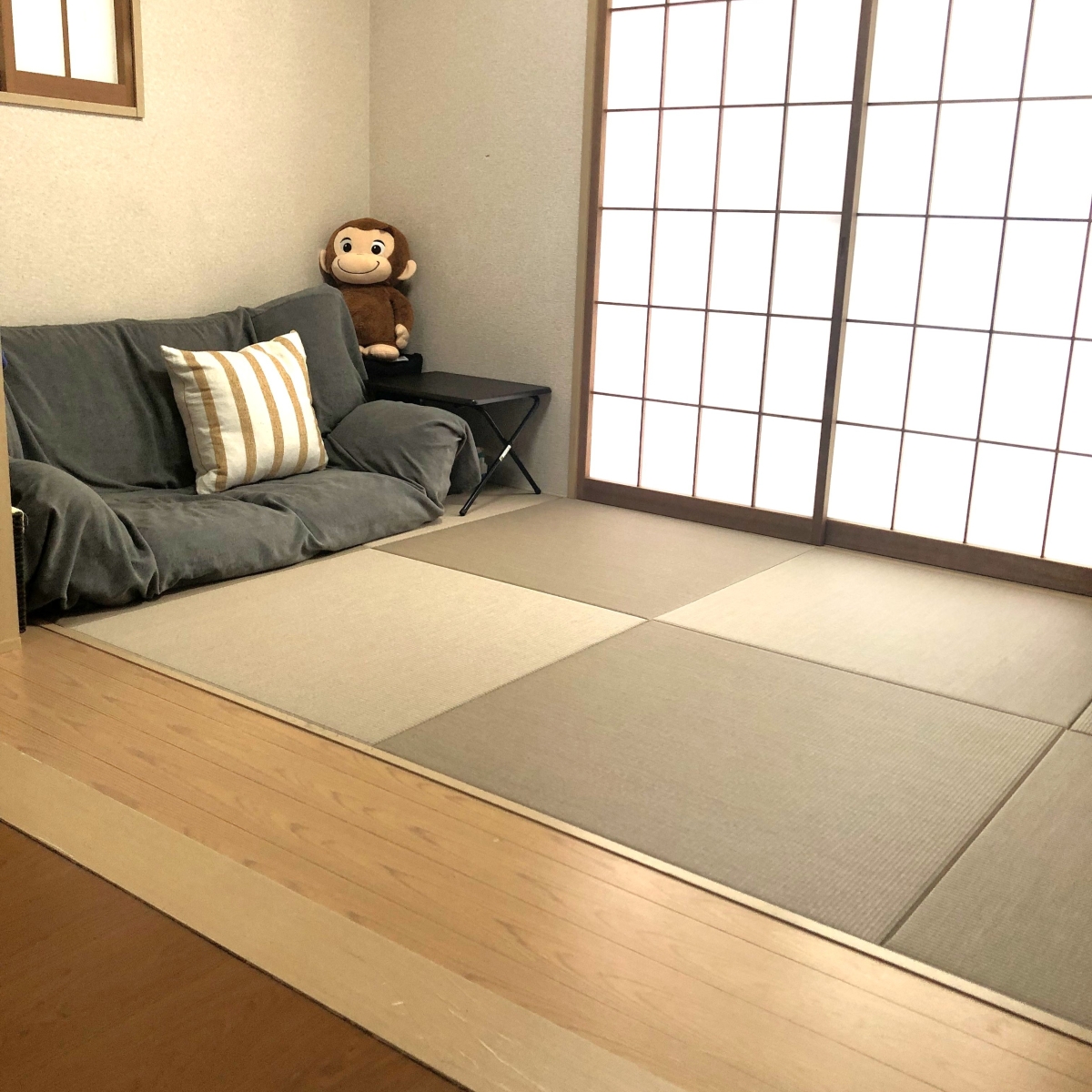 目積-モカベージュ セキスイ美草を使用した畳の事例