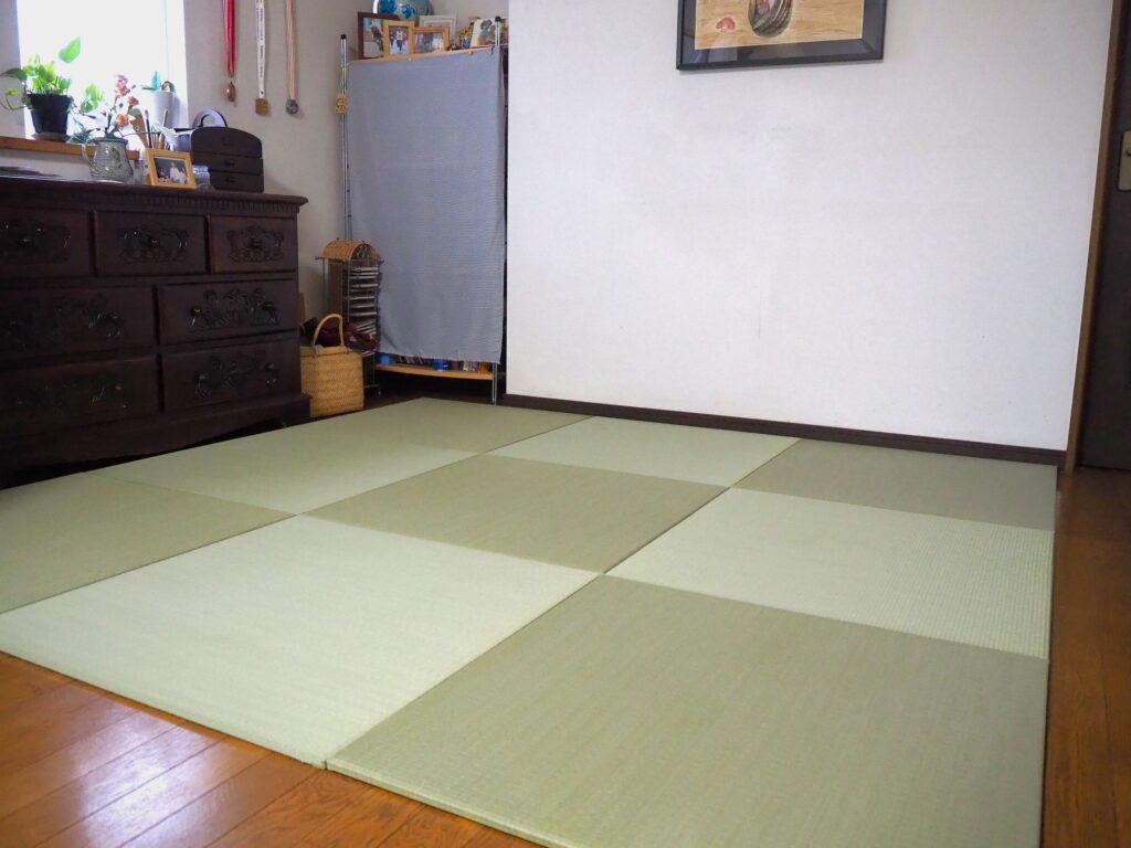 天然い草を使用した置き畳