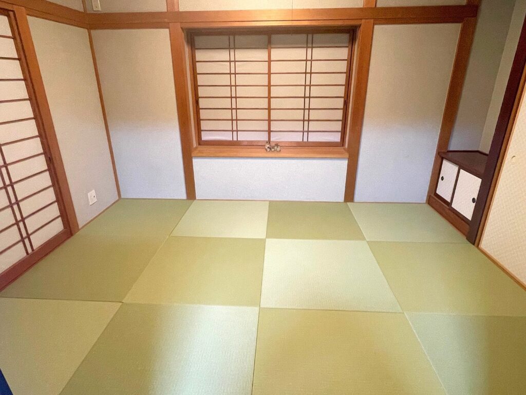 古い畳から琉球畳へDIYで入れ替え