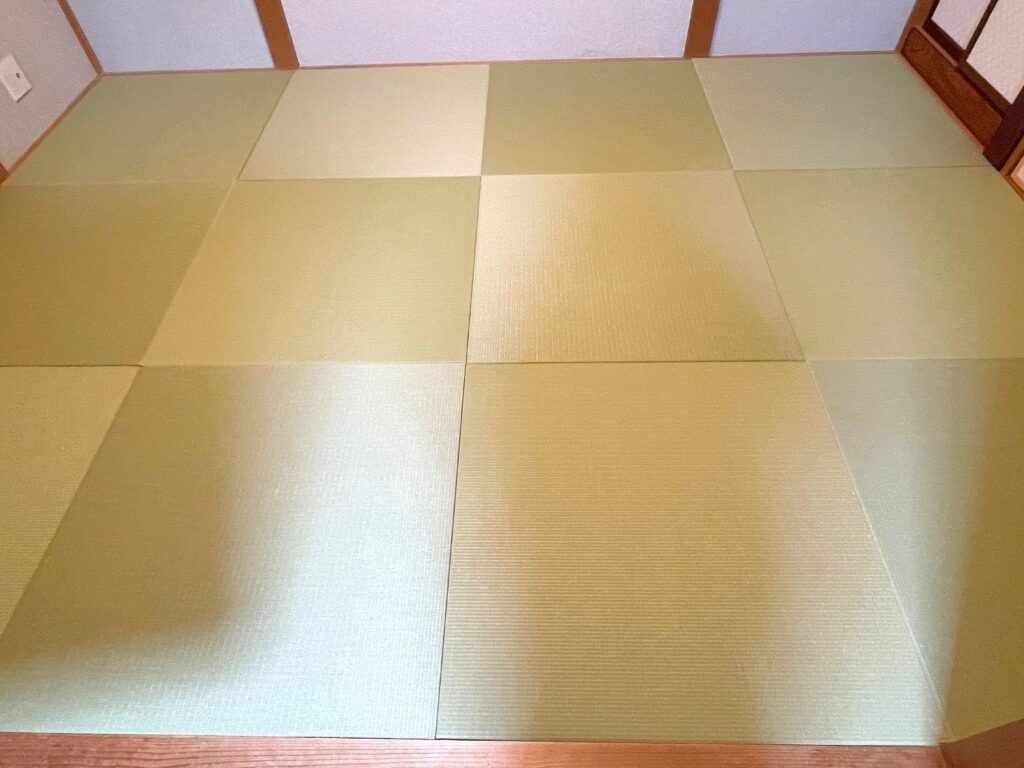古い畳から琉球畳へDIYで入れ替え