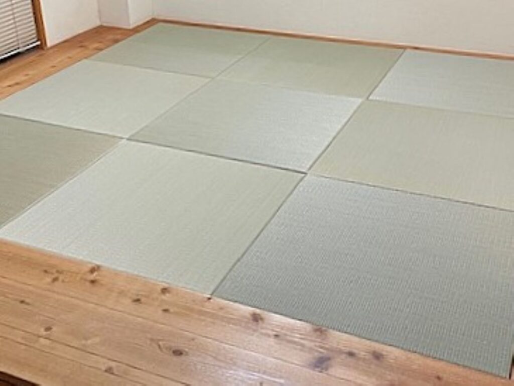 無印良品の置き畳からサイズオーダーの天然い草の置き畳へ変更